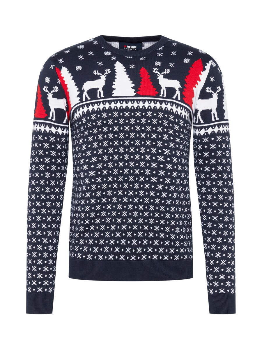 

Свитер Denim Project X-MAS DEER, темно-синий