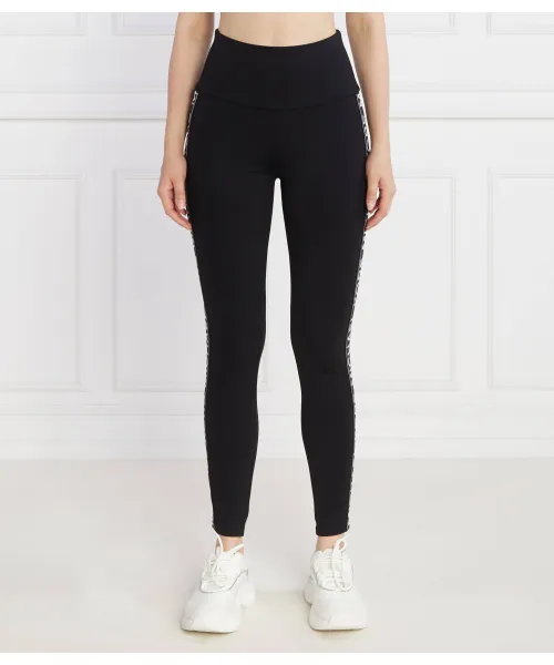 

Леггинсы с синтетическим покрытием Slim fit Michael Kors, черный