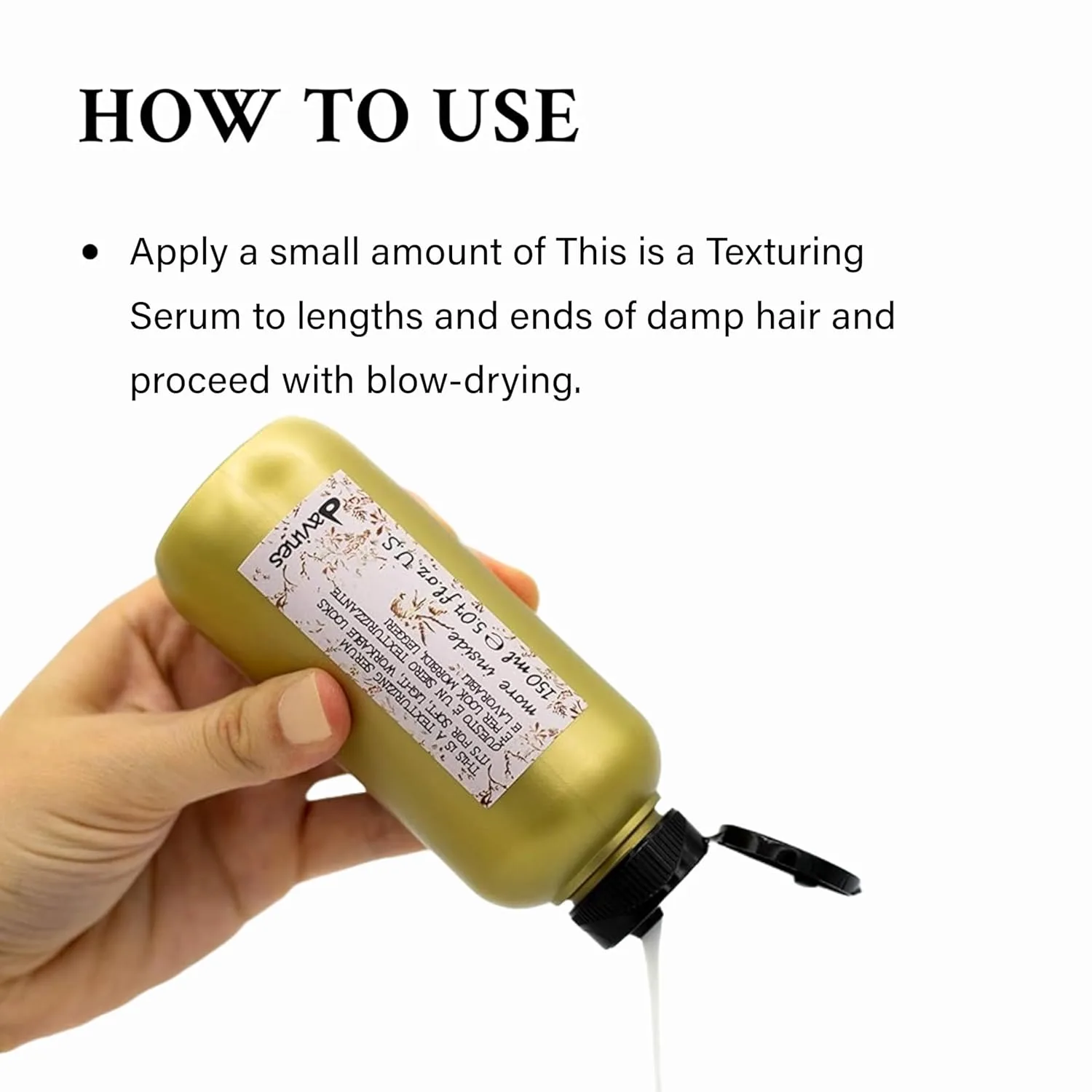 Davines Это текстурирующая сыворотка, обеспечивающая легкую фиксацию, текстуру и структуру - сыворотка для создания волнистых волос - придает объем и мягкость, не утяжеляя волосы, 170 мл — фото 3