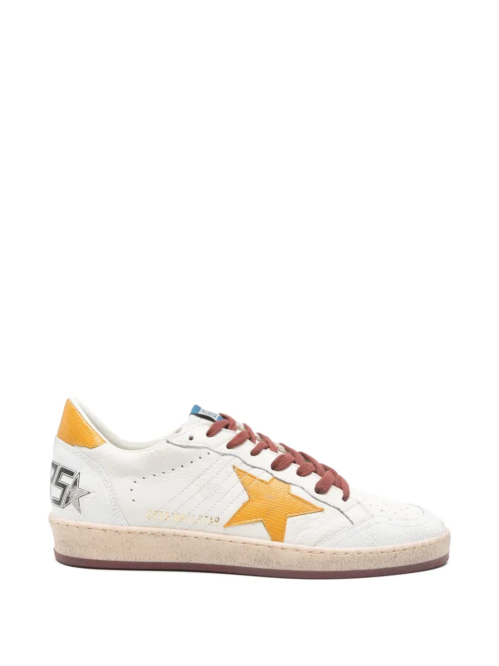 Кожаные кроссовки Ball Star Golden Goose, нейтральный