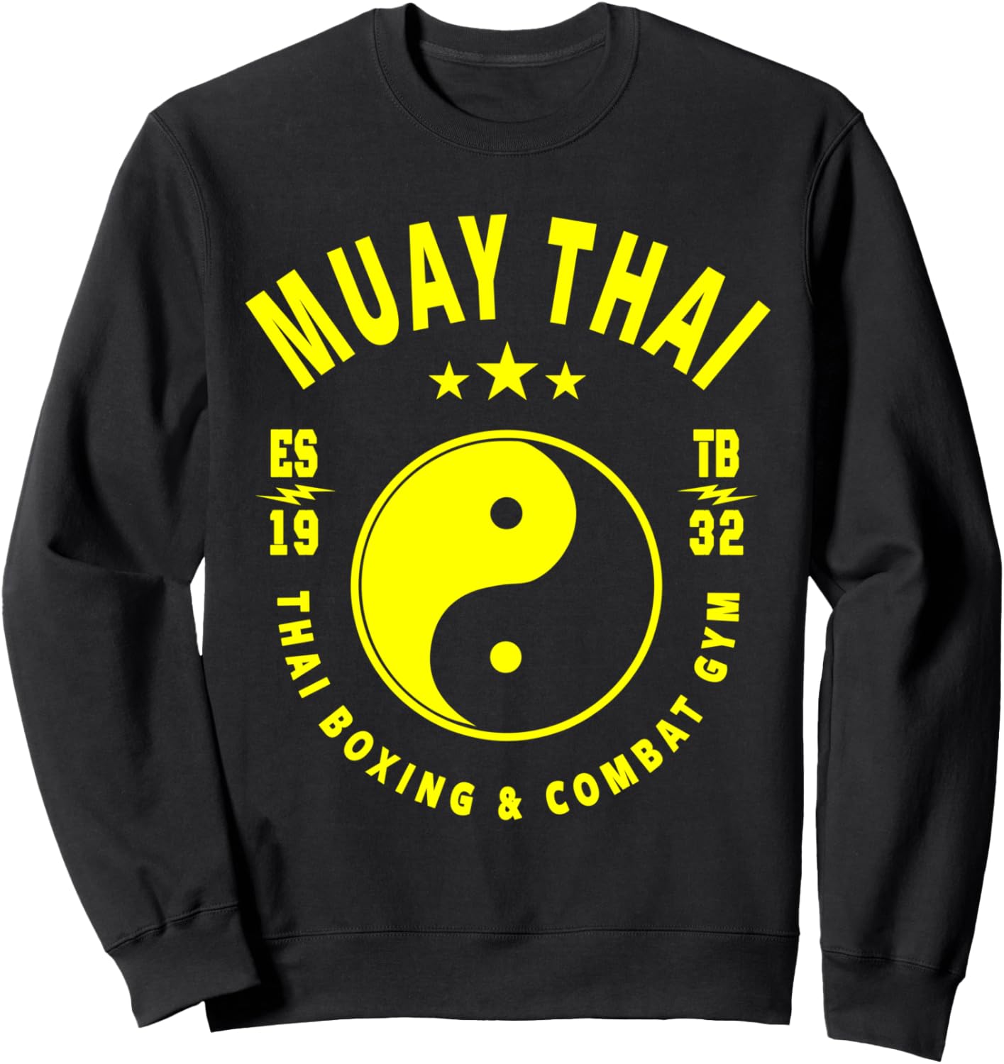 

Футболка с надписью «Тайский бокс Муай Тай Тай Тайбокушингумуэтай» Muay Thai Clothing Gift Shirts & Apparel Co., Ltd., черный