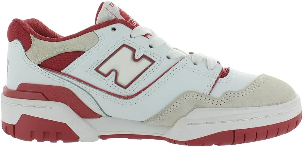 Кроссовки New Balance 550 для мальчиков, белый/красный — фото 3