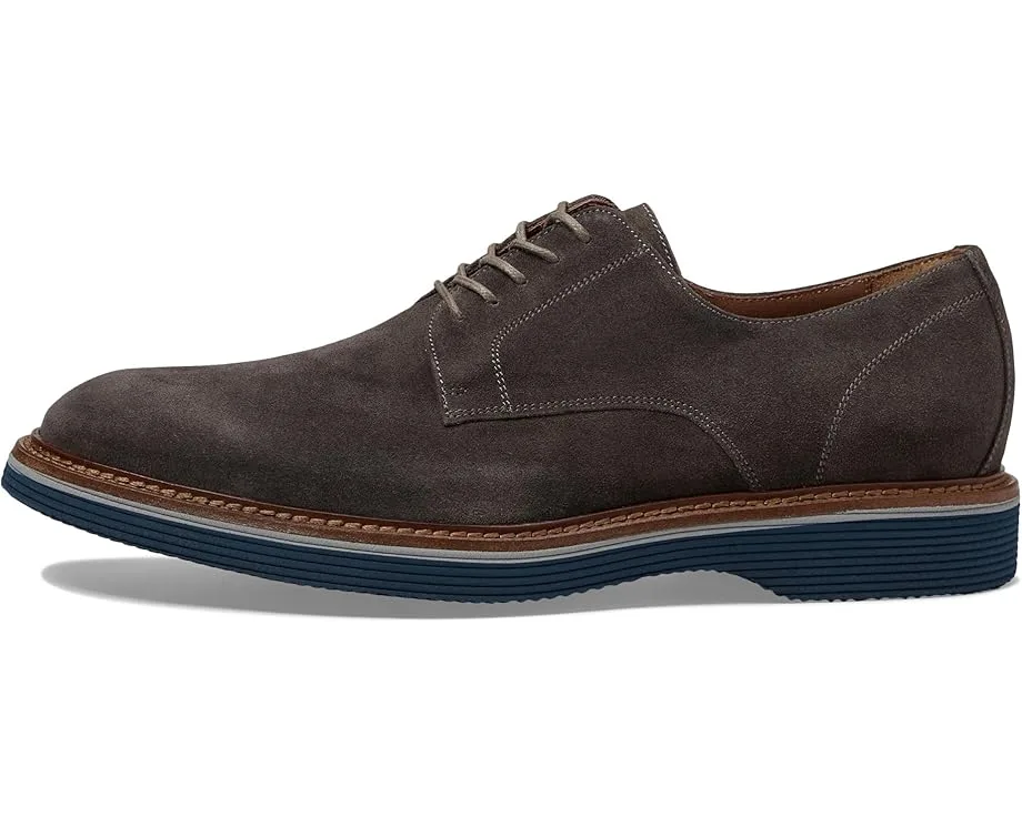 Оксфорды Johnston & Murphy Collection Jenson Plain Toe, Gray Italian Suede — фото 4