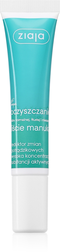 

Очищающий, разглаживающий дневной и ночной крем с маслом мануки от прыщей Ziaja, 15 мл