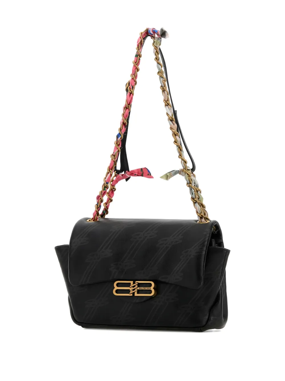 Сумка на плечо Darling из кожи с принтом Balenciaga, черный — фото 3