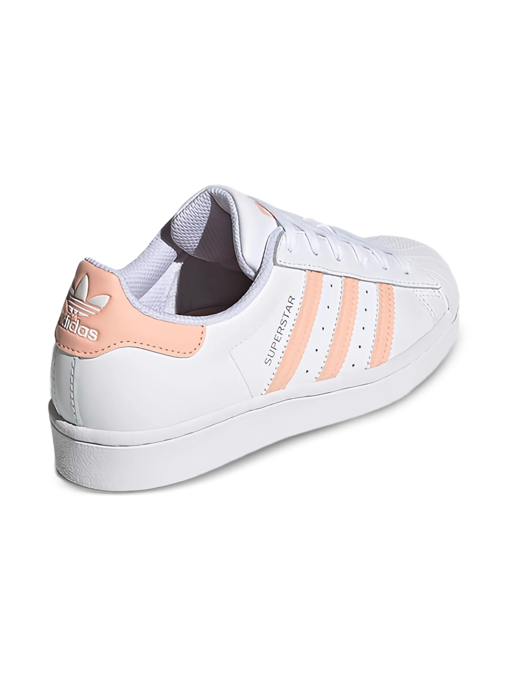 Кроссовки Superstar Cloud White/Haze Coral Adidas Kids, белый — фото 2