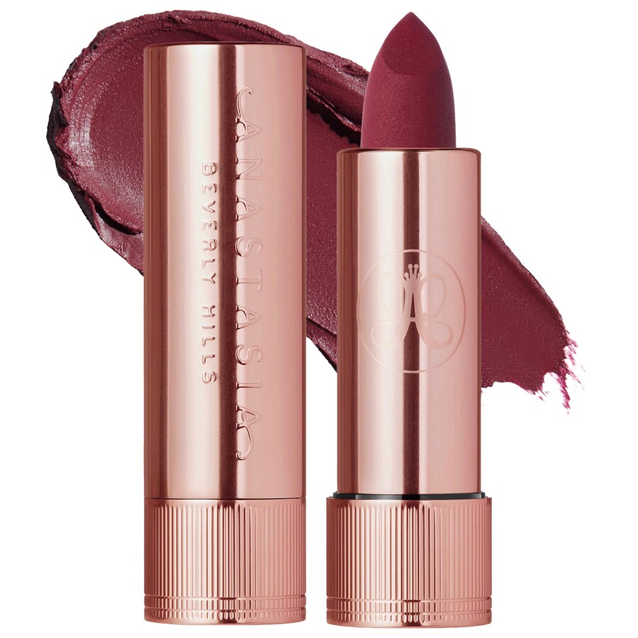 

Матовая и сатиновая бархатная помада с высокой пигментацией Anastasia Beverly Hills, 0.10 oz/3 g, Blackberry