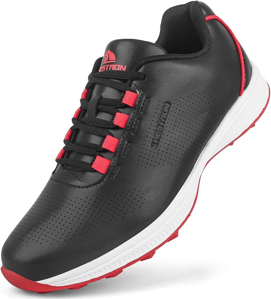 

Профессиональные мужские кроссовки для гольфа THESTRON: легкие и удобные, без шипов, для тренировок и занятий гольфом, черный