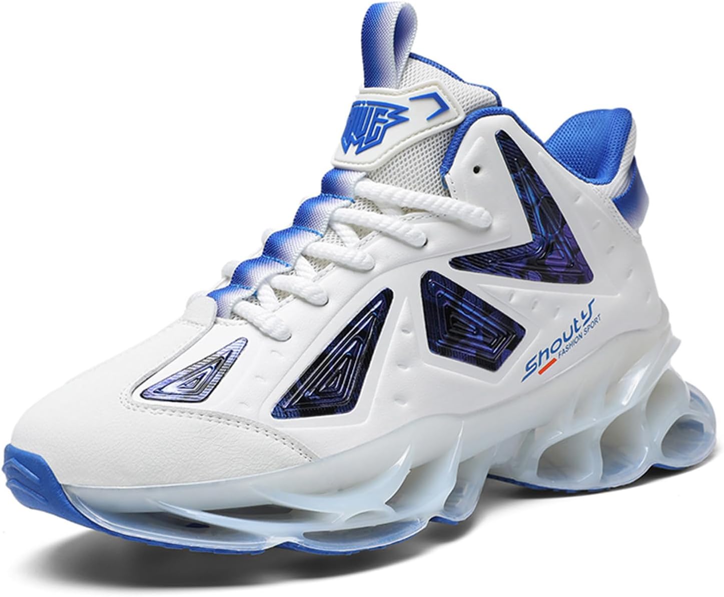 

Мужские спортивные легкие дышащие кроссовки на толстой подошве для улицы, удобные повседневные беговые кроссовки Generic, голубой