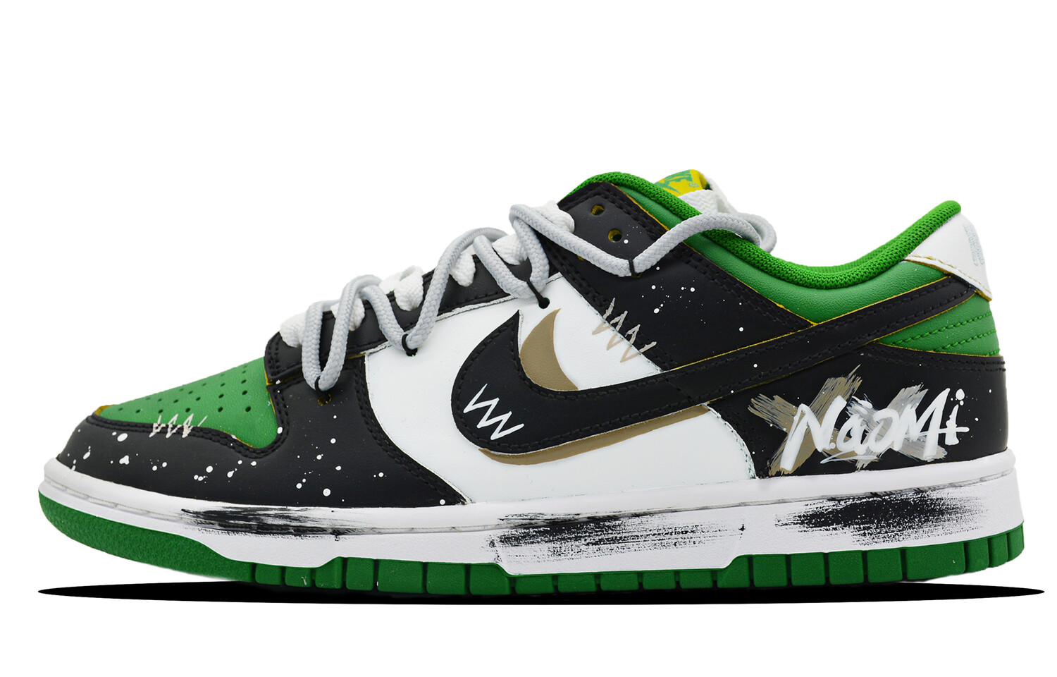 

Мужские кроссовки для скейтбординга Nike Dunk, American-style dark green