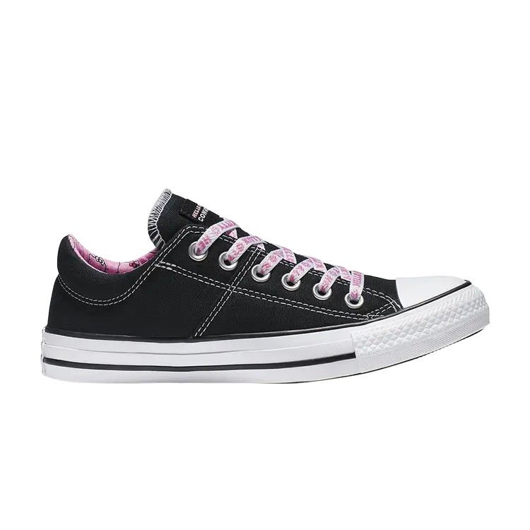 

Кроссовки Converse Hello Kitty x Wmns Chuck Taylor All Star Madison Ox 'Black Prism Pink', черный