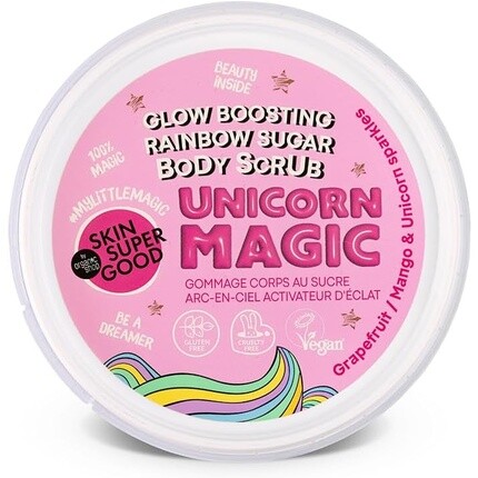 Organic Shop Skin So Good MYLITTLEMAGIC Unicorn Magic Glow Сахарный скраб для тела, 250 мл — фото 3