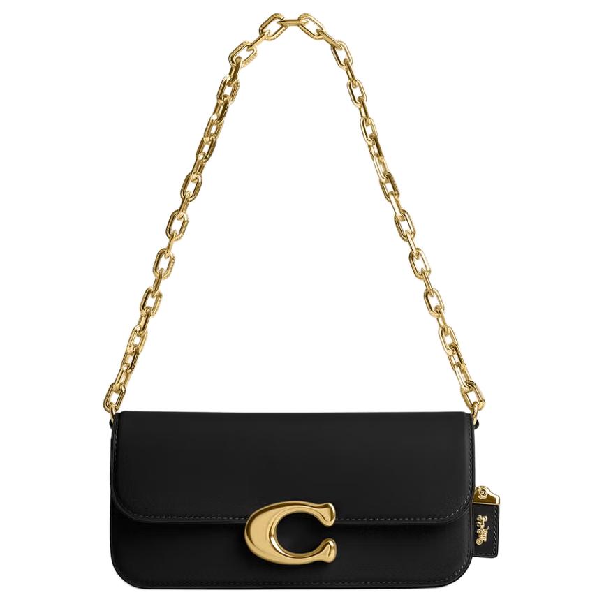 

COACH Сумка IDOL из коровьей кожи, женская, черная, через плечо