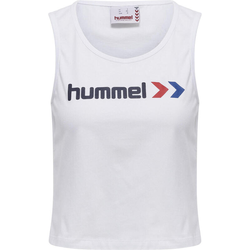 

Укороченная майка Hmlic Texas, женская спортивная футболка для отдыха HUMMEL, цвет blau