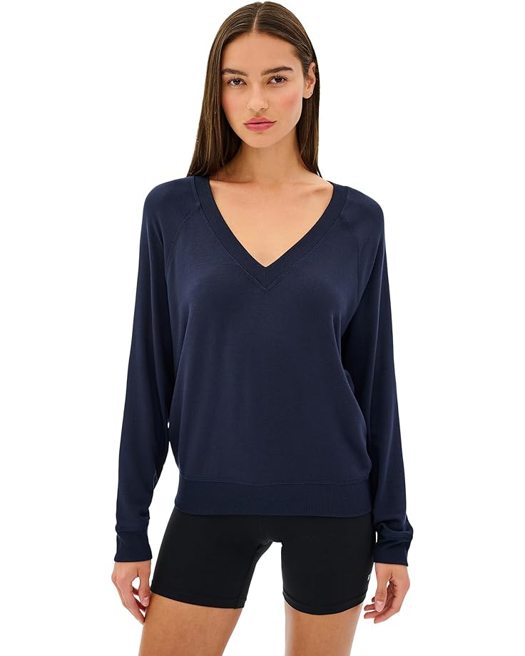 

Толстовка Splits59 Bennie Fleece V-neck Sweatshirt, цвет Indigo