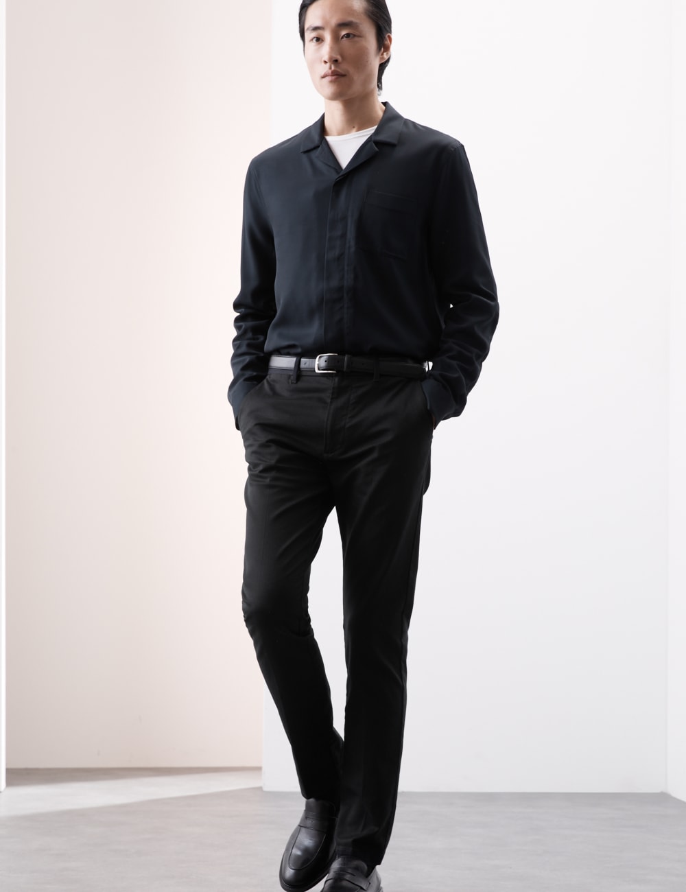

Итальянские брюки-чинос Slim Fit Autograph, черный