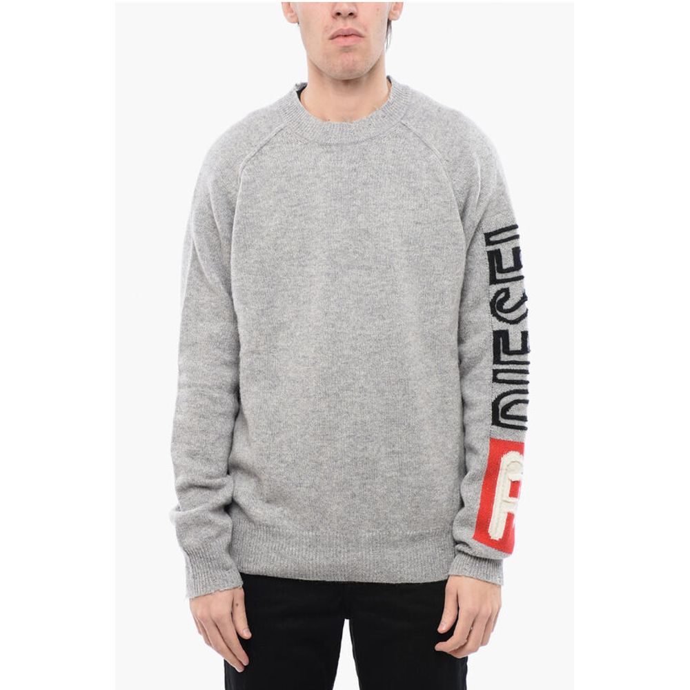 

Серый шерстяной свитер Diesel, Gray
