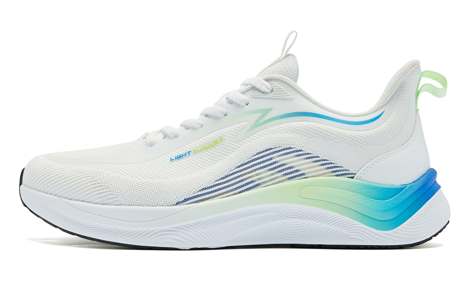 

QIAODAN Чифенг износостойкие дышащие противоскользящие низкие сверхлегкие Q-COZY SOFT беговые кроссовки мужские сине-белые, цвет Blue White