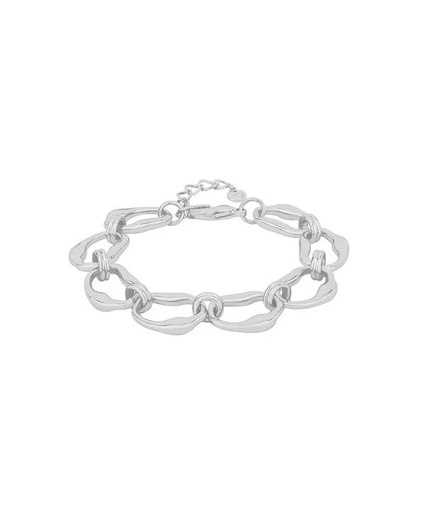 

Браслет-Цепочка с кубическим цирконием And Now This, silver