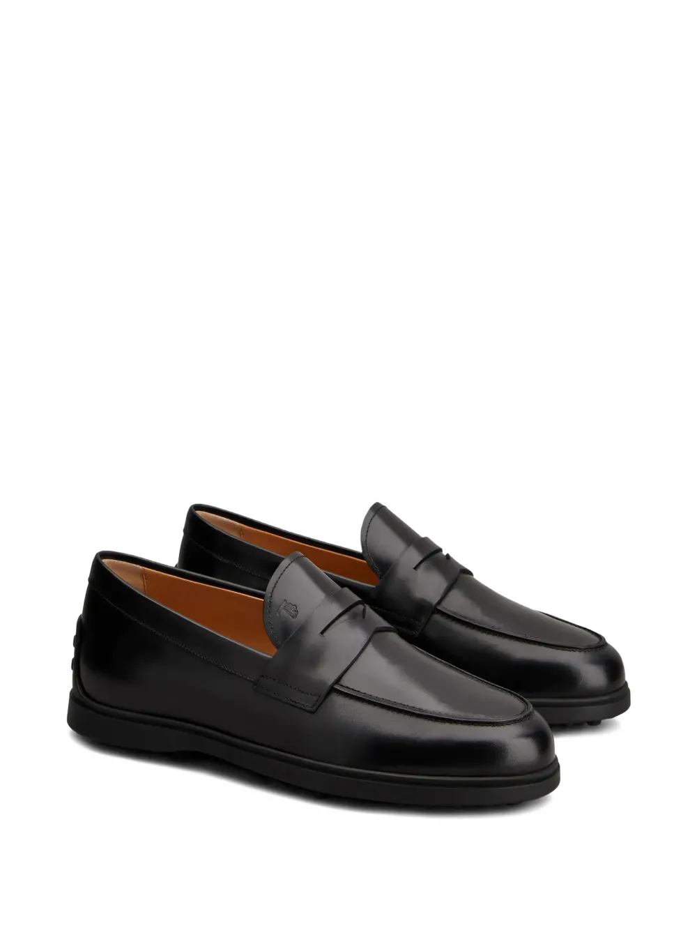 Лоферы с прорезью для монеты Tod'S, черный — фото 2
