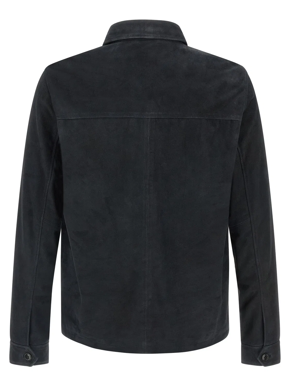 Замшевая рубашка-overshirt Pal Zileri, синий — фото 2