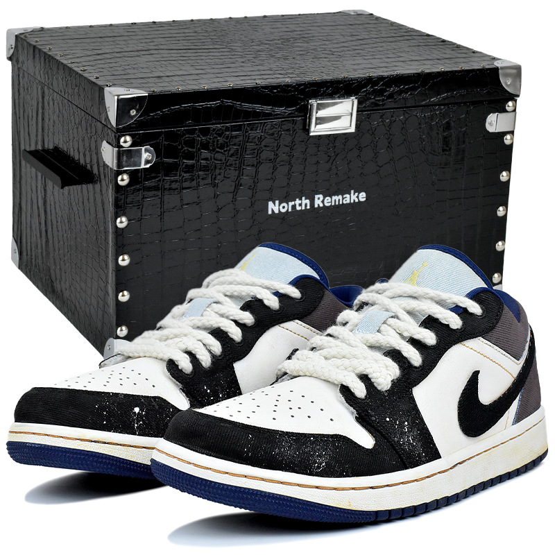 

Jordan Air 1 устойчивые к истиранию низкие баскетбольные кроссовки мужские black gray