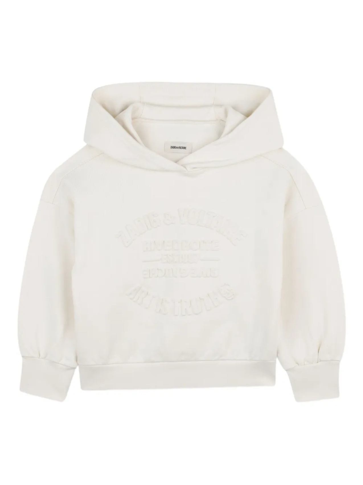 

Zadig & Voltaire Kids худи с вышивкой, белый