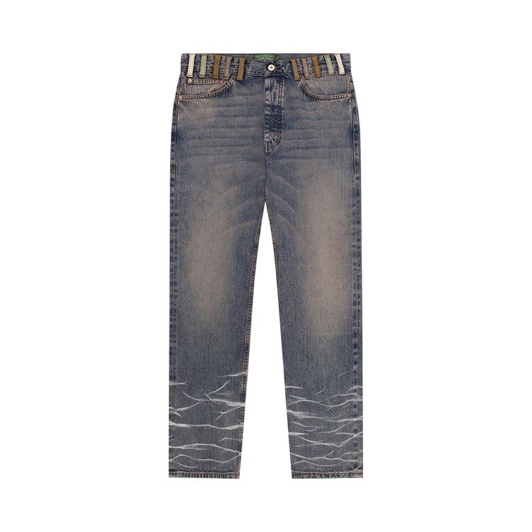 

Брюки Denim Tears Builder Denim Pant 'Light Indigo', синий