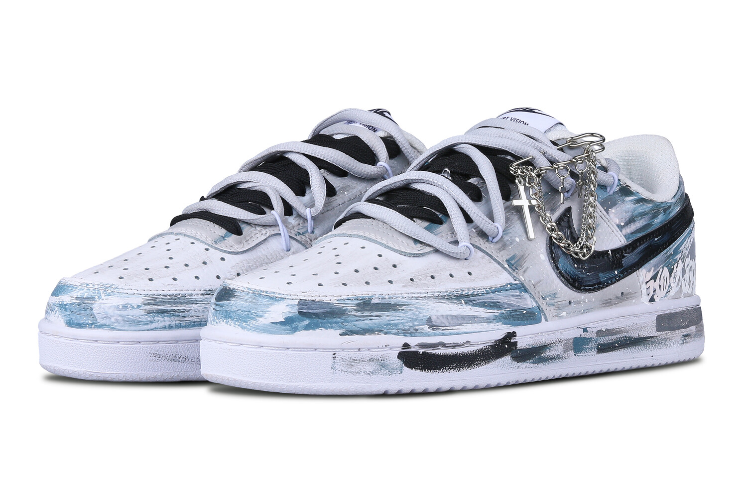 

Кроссовки для скейтбординга Nike Court Vision 1 унисекс, Light Gray