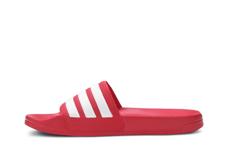 Сандалии adidas Adilette CloudFoam Slides 'Scarlet', красный — фото 4