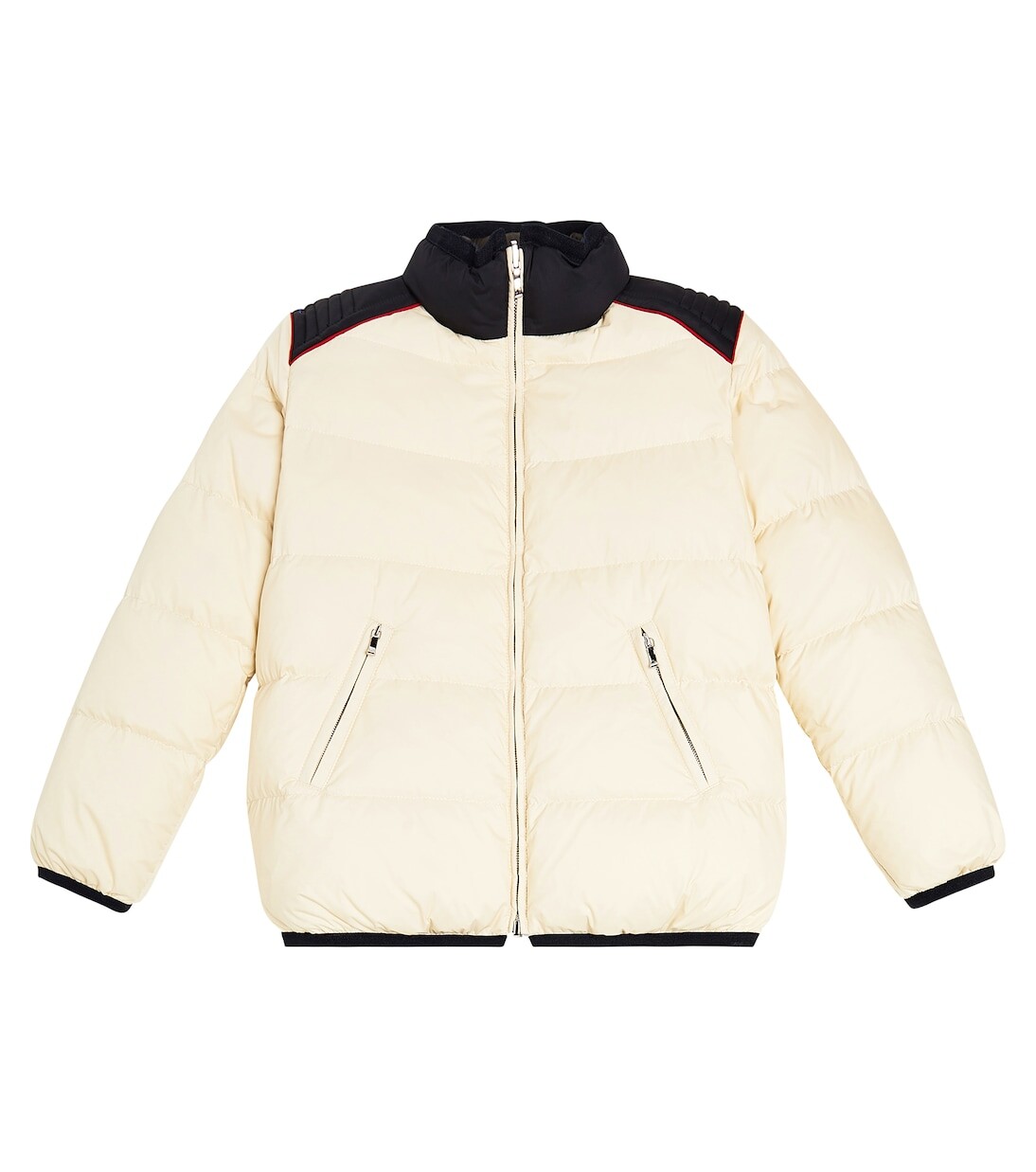 

Стеганый пуховик mitty Loro Piana Kids, белый