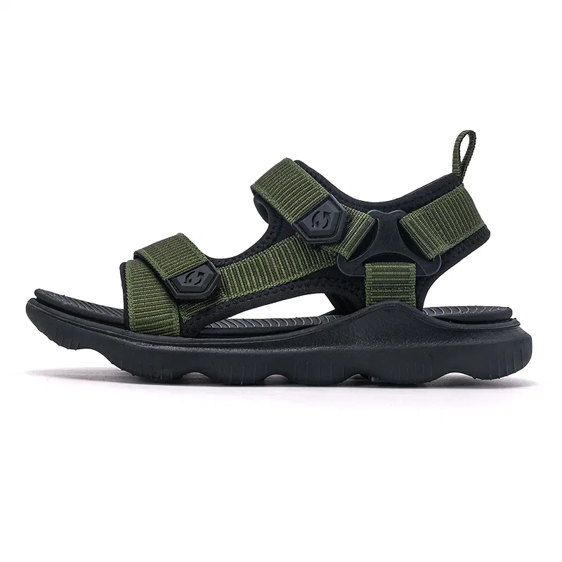 Детские сандалии с ремешками VENICEW, Black Green
