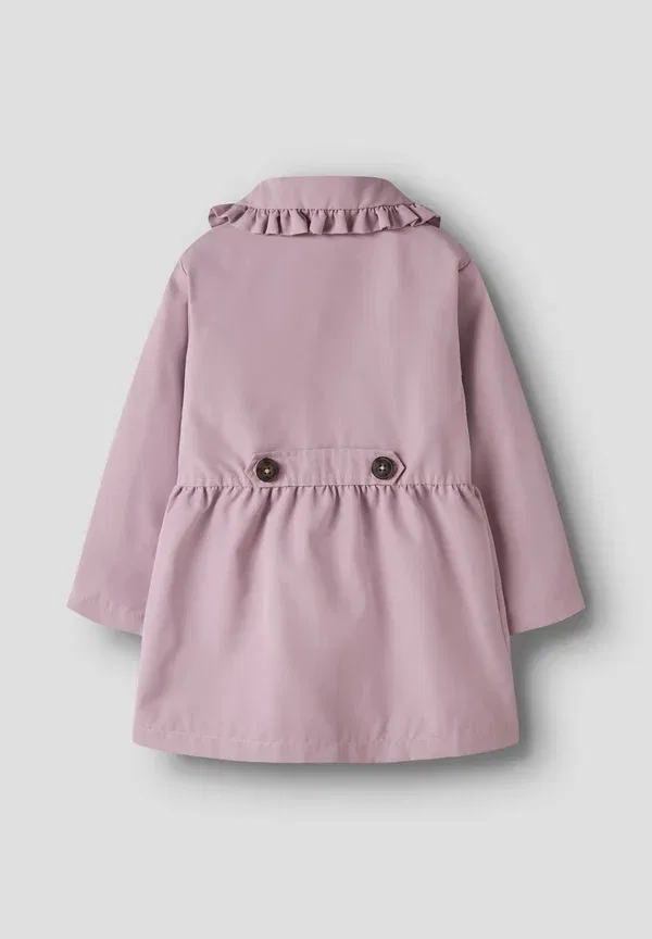 Пальто из полиэстера Nmfmadelin Name It, Keepsake Lilac, сиреневый/мятный — фото 2