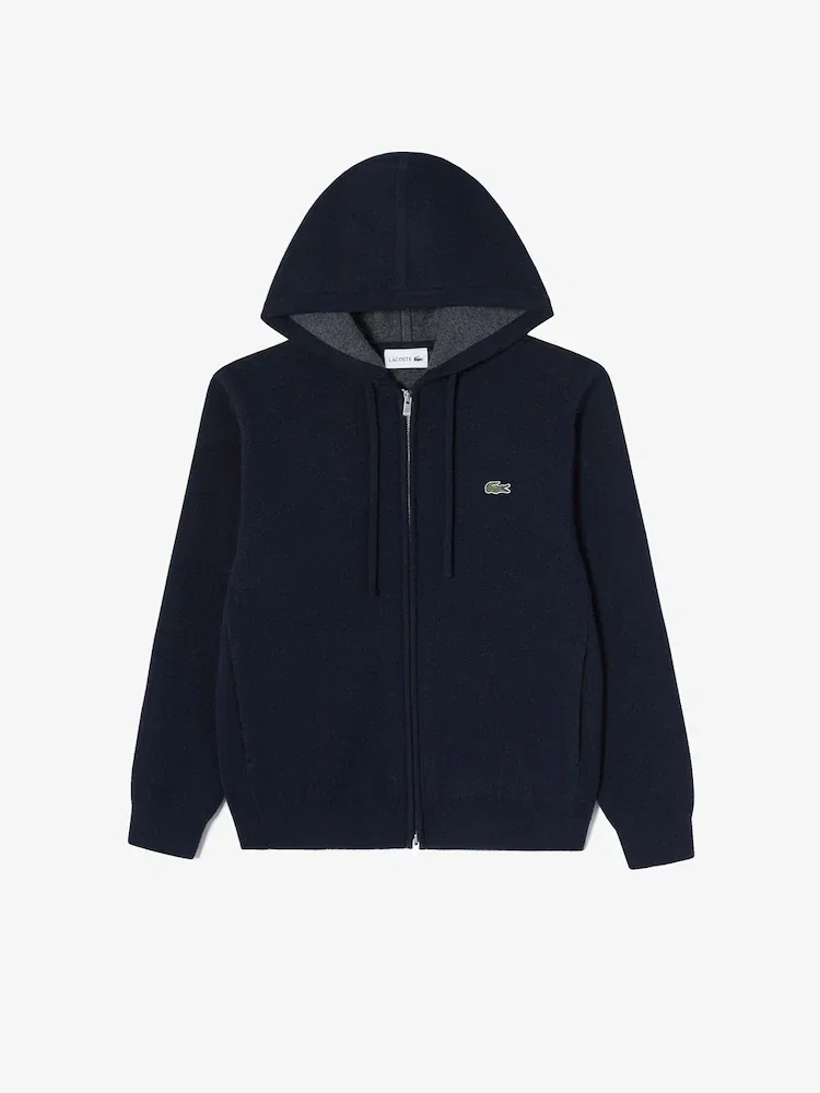 Куртка-худи на молнии LACOSTE, Black — фото 4