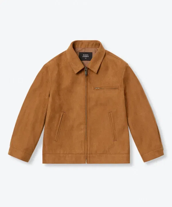 Куртка из искусственной замши, Musinsa Standard Kids, Desert Brown — фото 3
