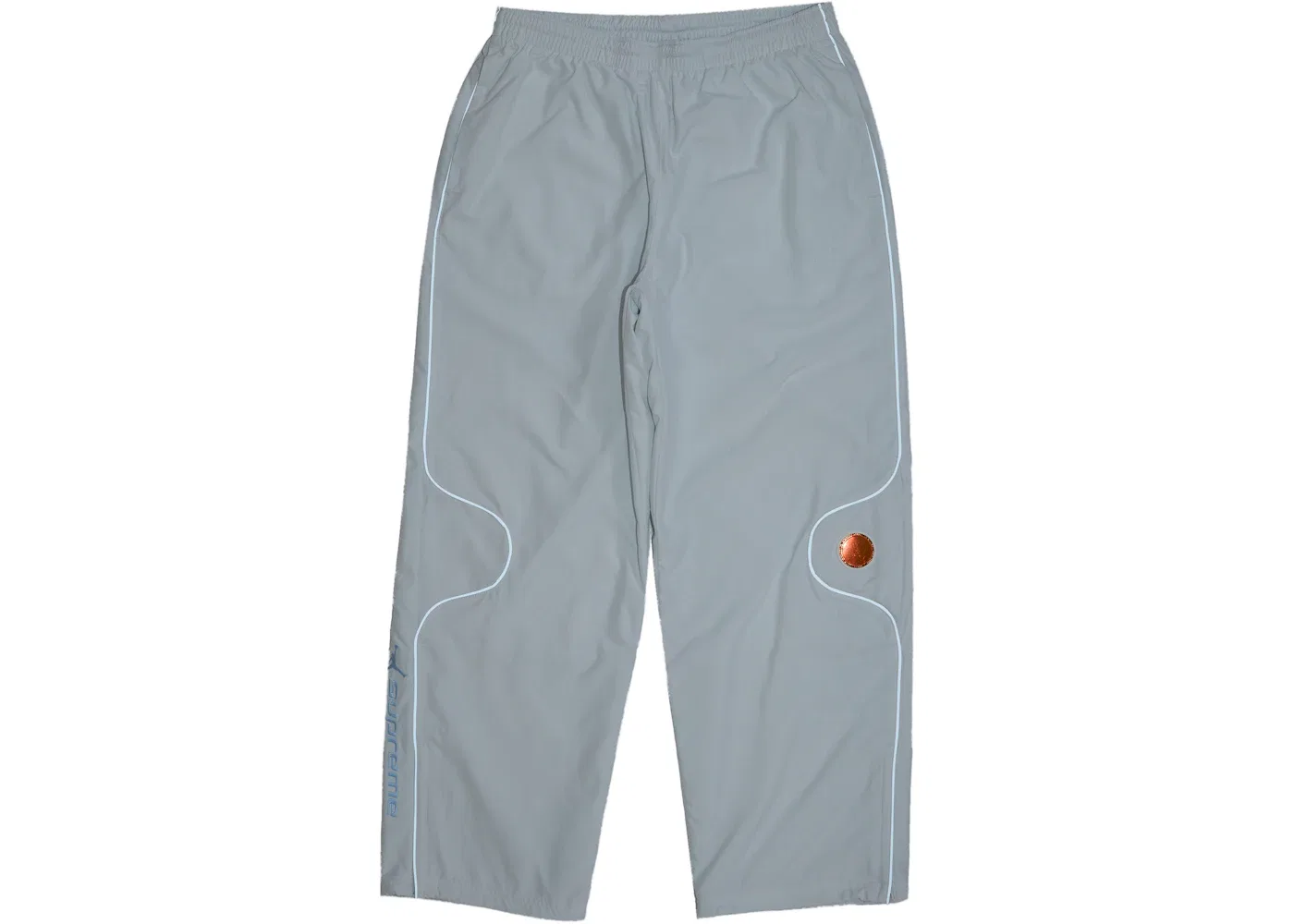 Мужские спортивные штаны с принтом Supreme Jordan Pant SS26 Supreme, White — фото 3