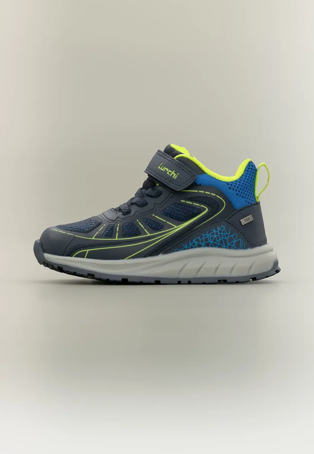 Atos-Tex - высокие кроссовки Lurchi, Navy/Lime