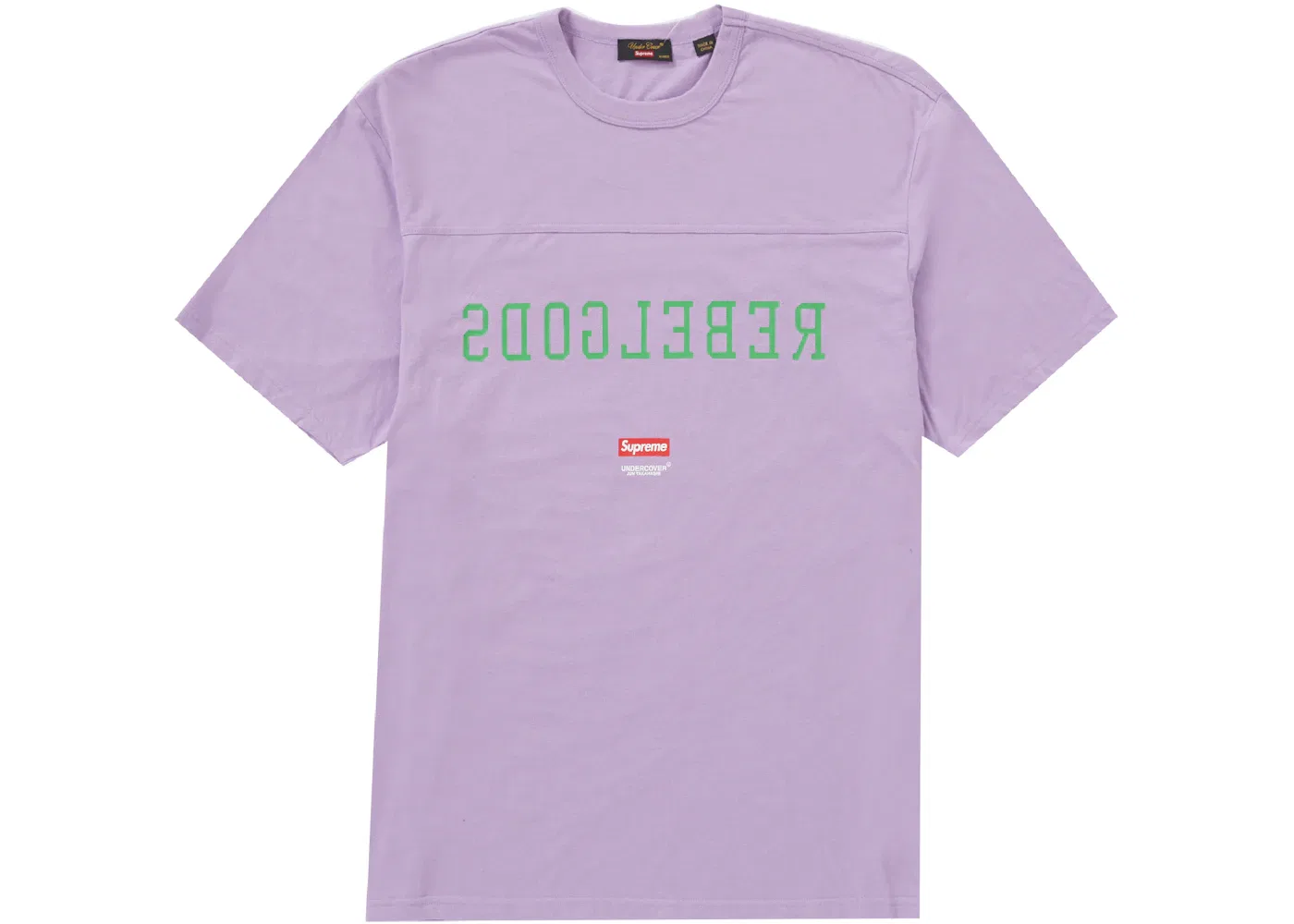 Мужская футболка с принтом Supreme UNDERCOVER Football Top, Light Violet