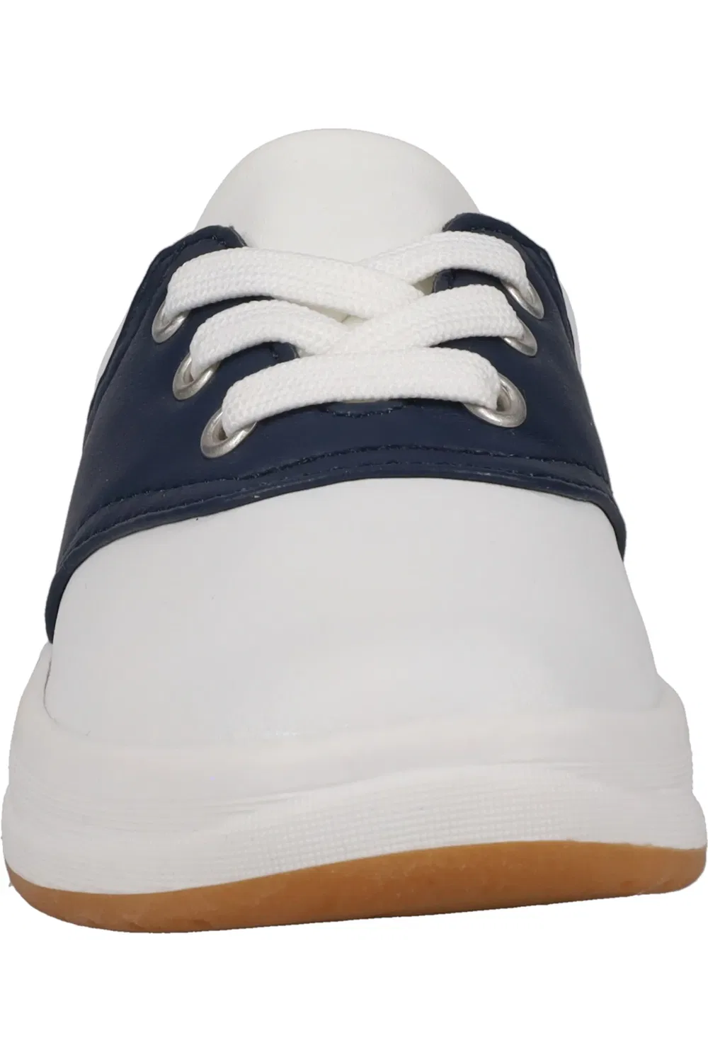 Детские кеды на шнуровке School Days Keds, белый/темно-синий — фото 4