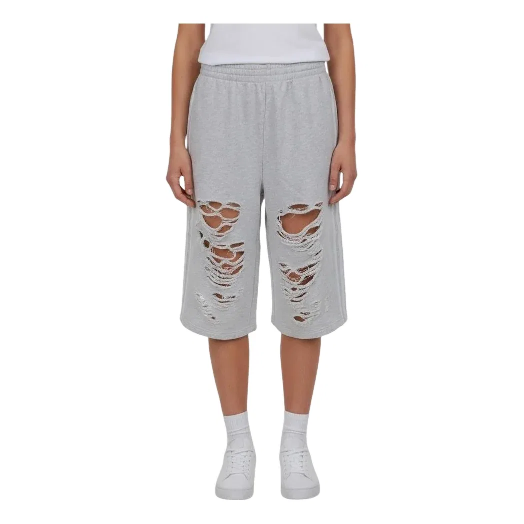 Женские шорты с принтом Knit Jorts Adidas, серый