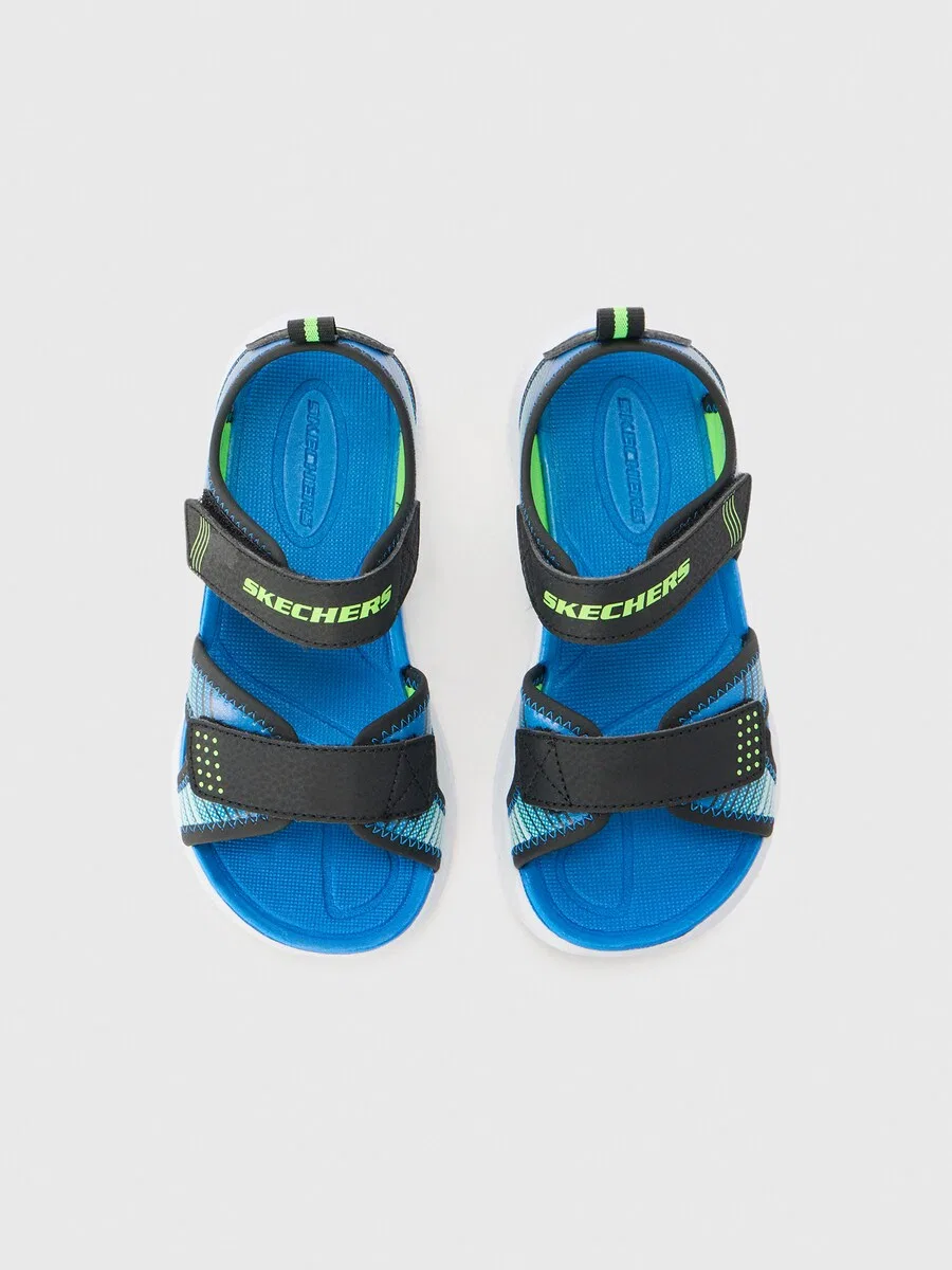 Сандалии SKECHERS 'MICROSPEC-SPLASH' черного цвета — фото 3