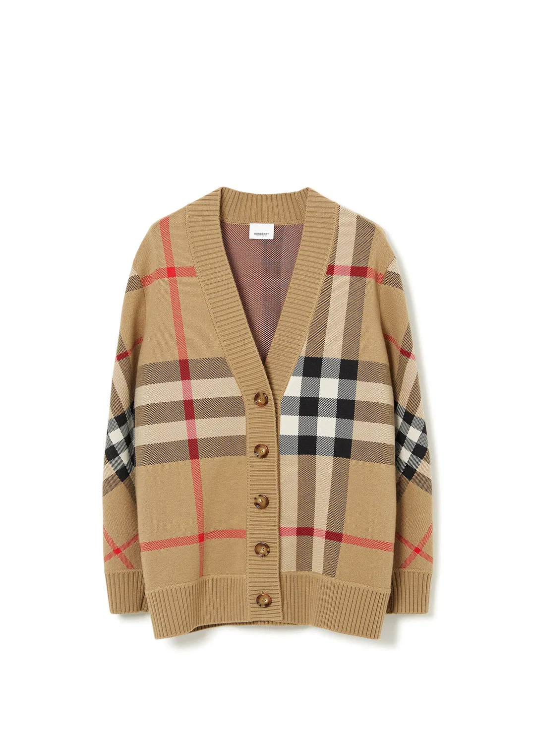 Женский кардиган Burberry Check Bej, бежевый