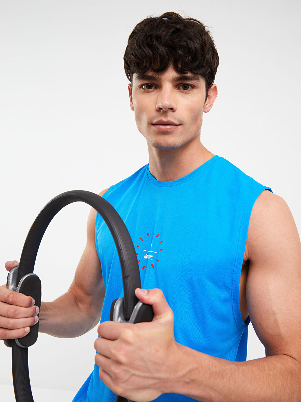 

Мужская спортивная майка без рукавов с круглым вырезом LCW Active