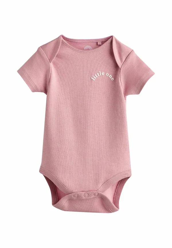 Комплект из 5 боди с коротким рукавом, модель Short sleeve 5 pack - body, Next, Pink Heart, розовый — фото 2
