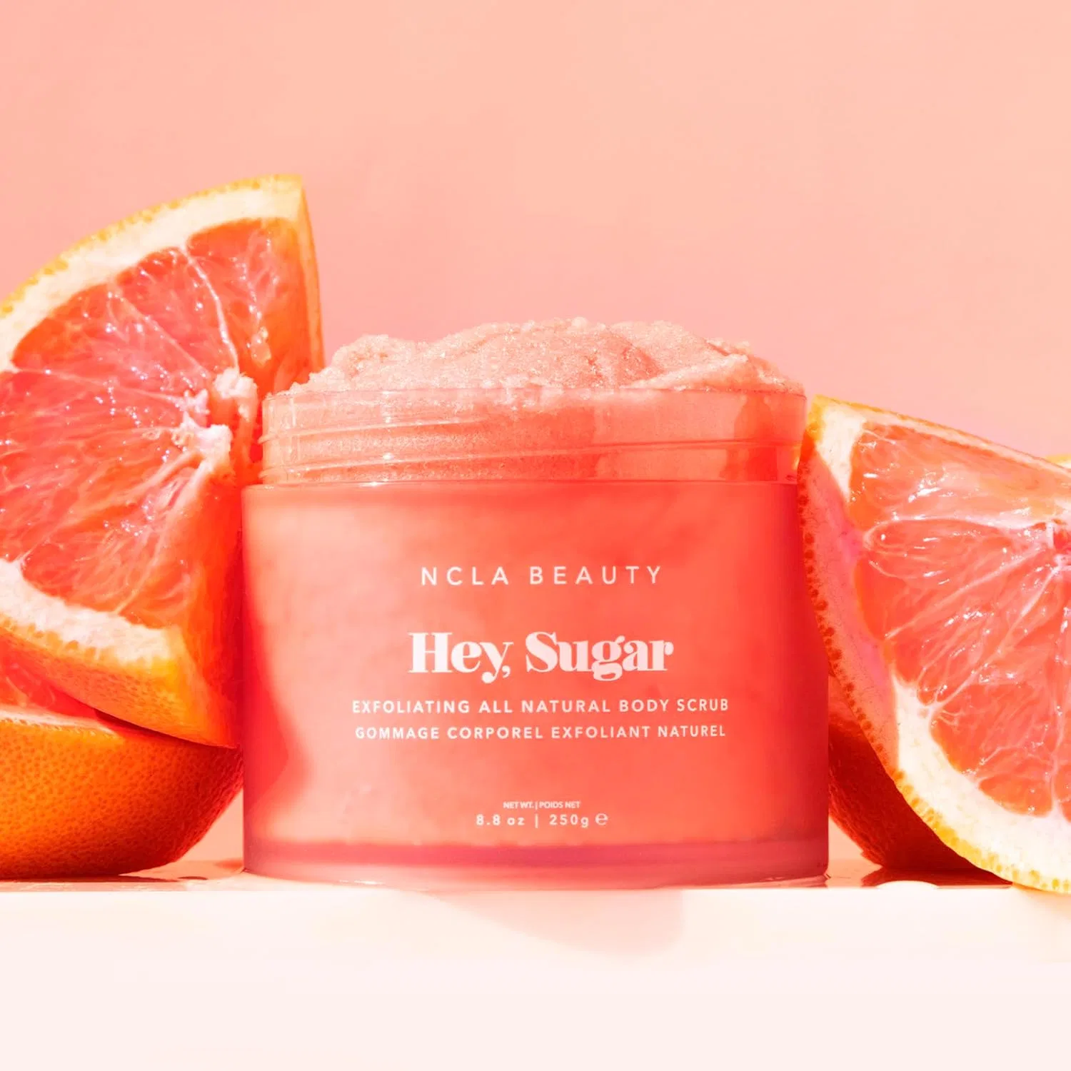 Скраб для тела сахарный NCLA BEAUTY, Sheabutter Kakobutter Mangobutter, 250 г, Pink Grapefruit — фото 3