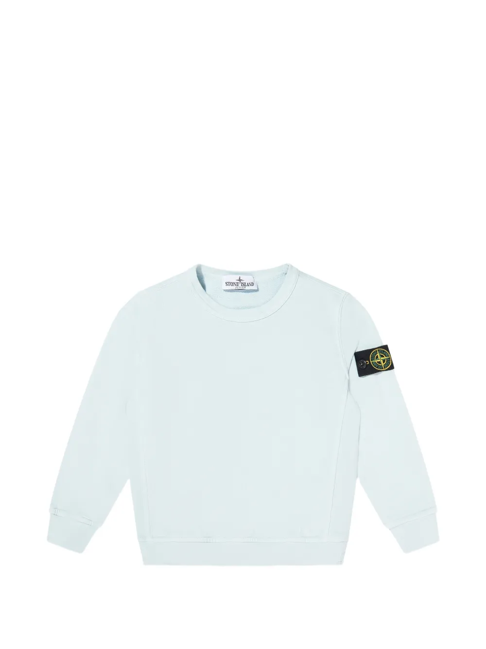 

Свитшот с длинными рукавами и круглым вырезом Stone Island Junior, синий