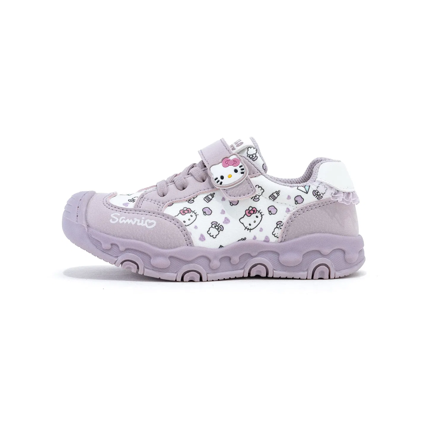 Детские уличные кроссовки для девочек с принтом Hello Kitty Pre School Sanrio, Purple