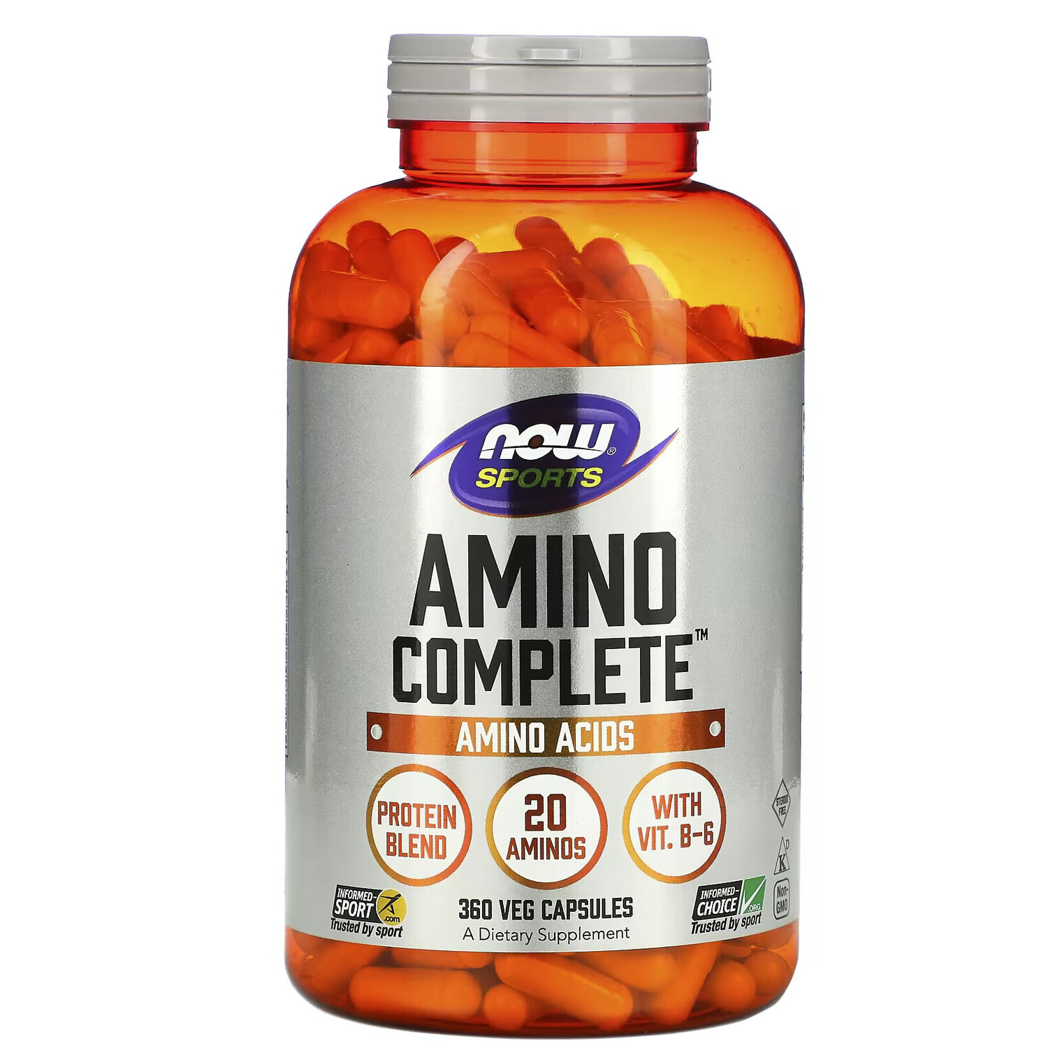 

Аминокислотный комплекс NOW Foods Sports, 360 растительных капсул
