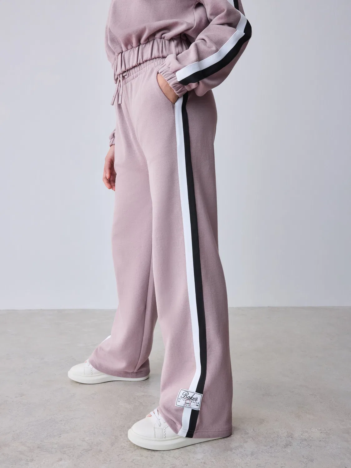 Спортивный костюм Baker by Ted Baker, дымчато-розовый — фото 4