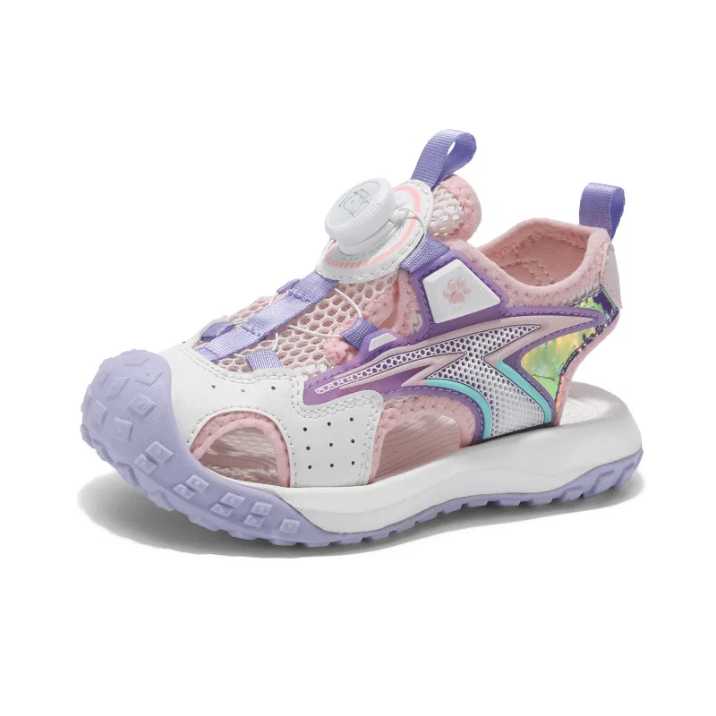 Детские сандалии для девочек с охлаждающим эффектом, модель TNM-1007 Pink Purple, TALKING TOM, Pink Purple — фото 3
